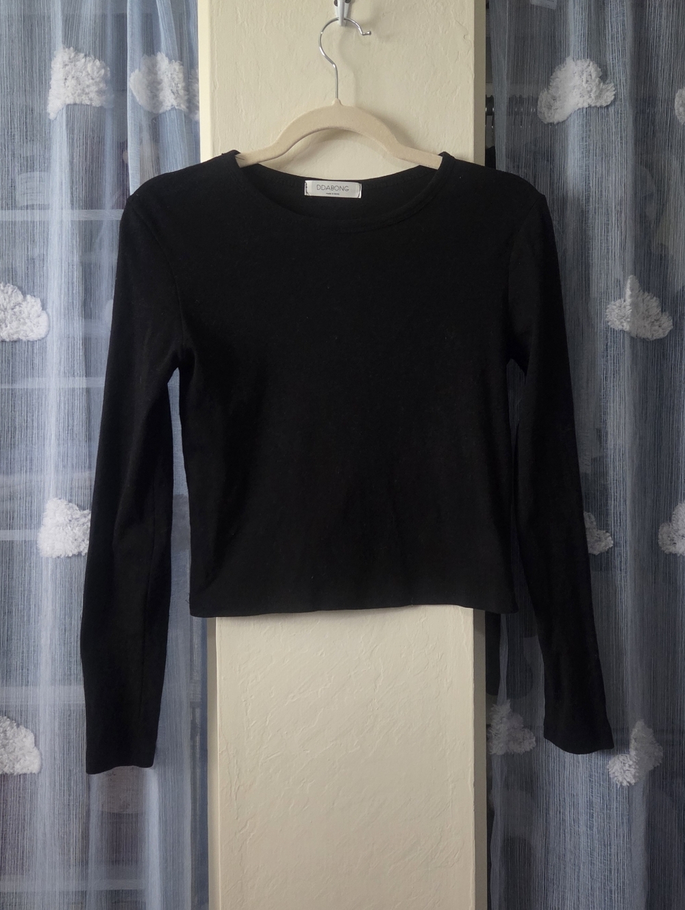 DDABONG Black Long Sleeve Top